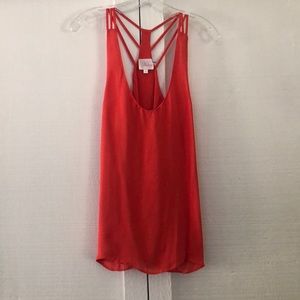 Parker Sleeveless coral tank